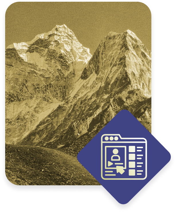 Gold Mountains with website graphic in bottom corner